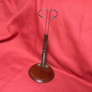 Doll stand wooden adjustable